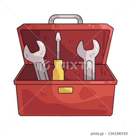 Illustration of Toolbox 136196550