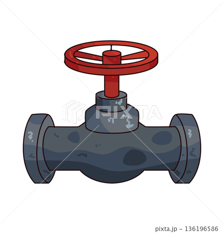 Illustration of Water Valve Illustration of Water Valve 136196586