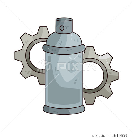 Illustration of Spray paint Illustration of Spray paint 136196593