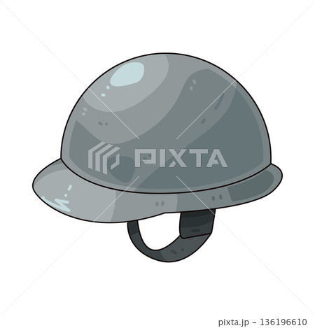 Illustration of helmet 136196610