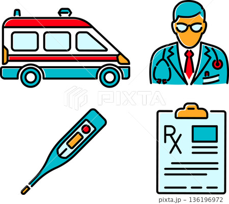 Medicine and Healthcare Banner 136196972