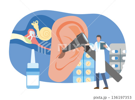 耳の治療と医師 136197353