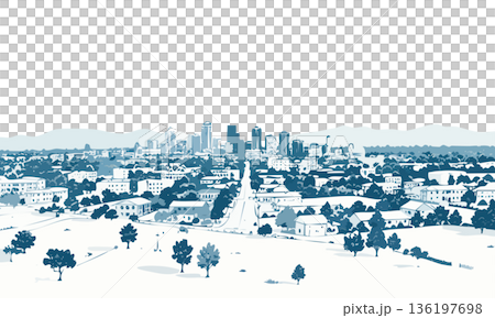 景觀[俯瞰當地城鎮景觀] 136197698