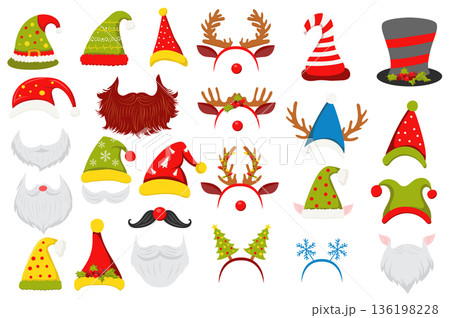 Christmas Hats Set 136198228