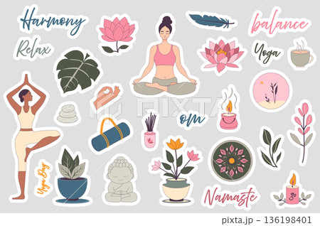 Yoga Stickers Yoga Stickers 136198401