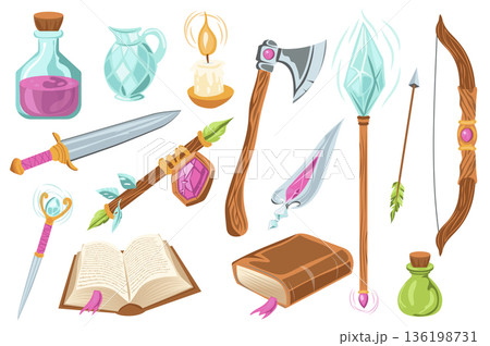 Fantasy Magic Weapons 136198731
