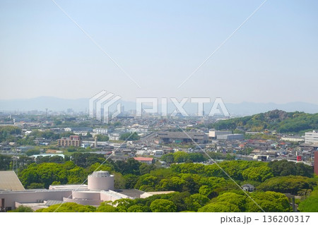 愛知県豊橋市の街並み 136200317