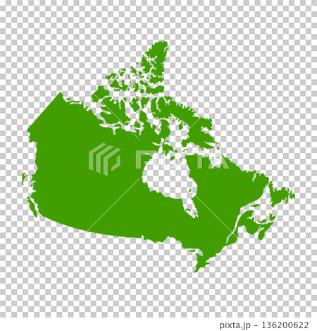 カナダの地図 136200622