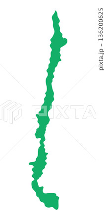 南米チリの地図 136200625