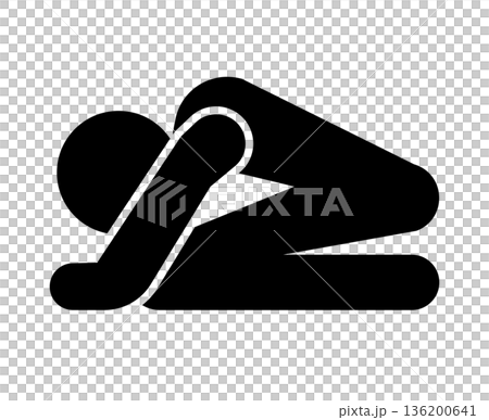 跪著的男人的輪廓 跪著的男人的輪廓 136200641