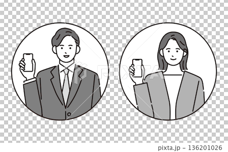 Business person with a mobile phone Business person with a mobile phone 136201026