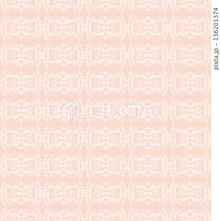 Soft Peach Abstract Wavy Seamless Pattern with Organic Retro Swirls Background Soft Peach Abstract Wavy Seamless Pattern with Organic Retro Swirls Background 136201374
