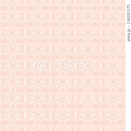 Soft Peach Abstract Wavy Seamless Pattern with Organic Retro Swirls Background Soft Peach Abstract Wavy Seamless Pattern with Organic Retro Swirls Background 136201375