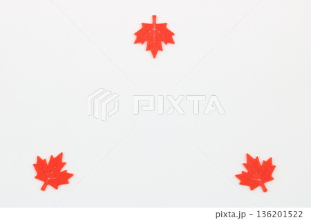 3Dプリント製のシンプルなカエデのアイコン 136201522