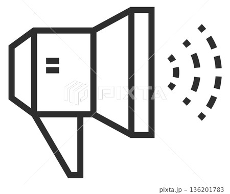 A microphone with a microphone symbol on it A microphone with a microphone symbol on it 136201783
