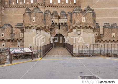 Castillo de Coca main gate and drawbridge entrance Castillo de Coca main gate and drawbridge entrance 136202099