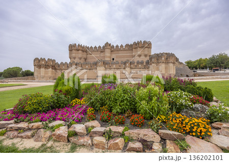 Castillo de Coca historical landmark in Segovia, Spain 136202101