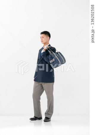 男子　高校生　制服　スクールバッグ 136202508