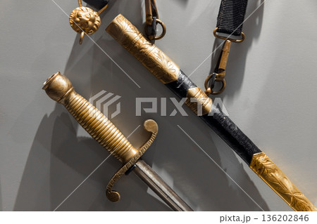 Imperial Russian Navy dirk. A decorative dagger Imperial Russian Navy dirk. A decorative dagger 136202846