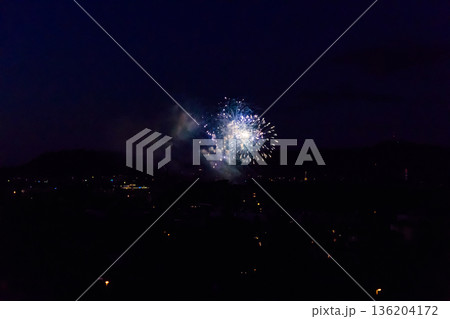 Beautiful fireworks over Bern city in Switzerland Beautiful fireworks over Bern city in Switzerland 136204172