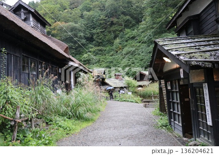 乳頭温泉　鶴の湯温泉　乳頭温泉郷　秋田県仙北市田沢湖田沢 136204621