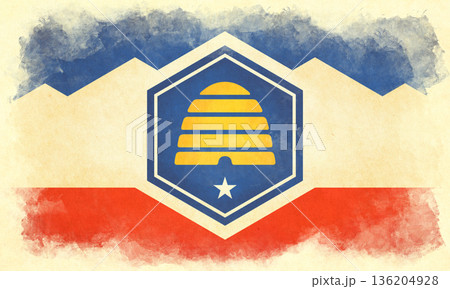 Utah - vintage flag Utah - vintage flag 136204928