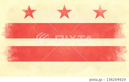 Washington D.C. - vintage flag Washington D.C. - vintage flag 136204929