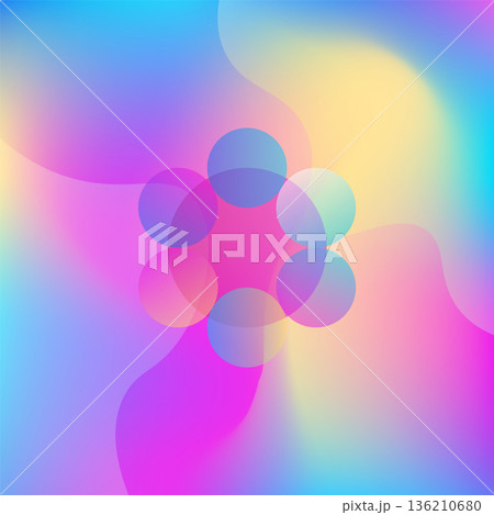 Smooth color gradient abstract background. Flowing fluids Smooth color gradient abstract background. Flowing fluids 136210680