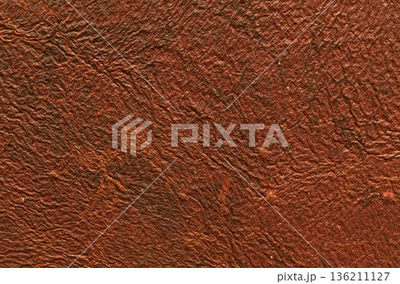 Rusted metal texture background with rough cracked surface 136211127