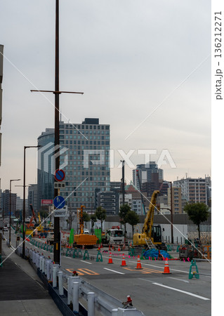 なにわ筋線中之島駅工事現場 なにわ筋線中之島駅工事現場 136212271