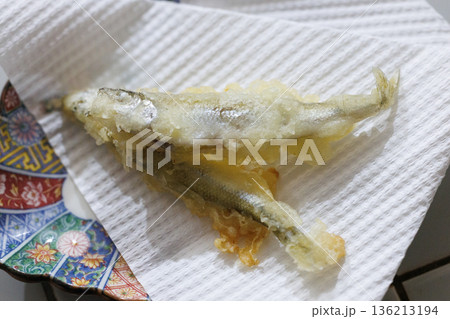 わかさぎの天ぷら 136213194