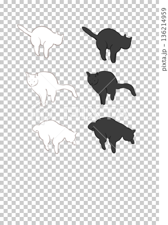 うんちふんばりねこ うんちふんばりねこ 136214959