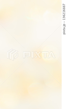 黄色い光の玉ボケグラデーション背景テクスチャー 黄色い光の玉ボケグラデーション背景テクスチャー 136216887