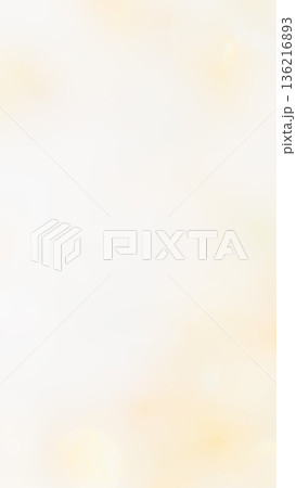 黄色い光の玉ボケグラデーション背景テクスチャー 136216893