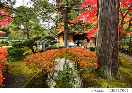 会津若松市 鶴ヶ城址公園 茶室麟閣 136217001