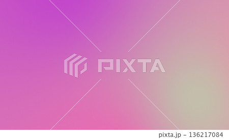 レトロな雰囲気を感じる色合いのグラデーション背景イラスト 136217084