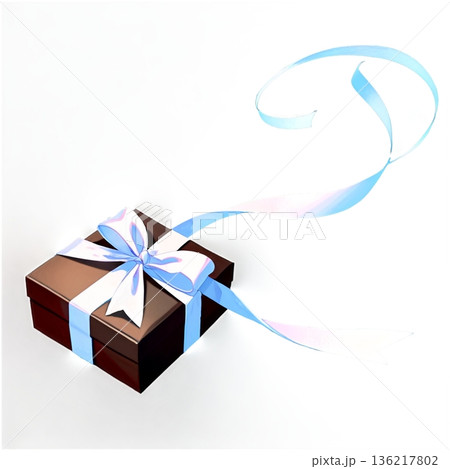 ホワイトデー、ハート、イラスト、愛、LOVE、クッキー、マカロン、プレゼント、リボン、ケーキ、デコレ 136217802