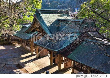 正月の装いをした和霊神社 136217921