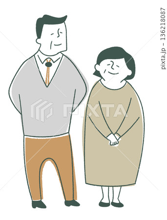 シニアカップル シニアカップル 136218087