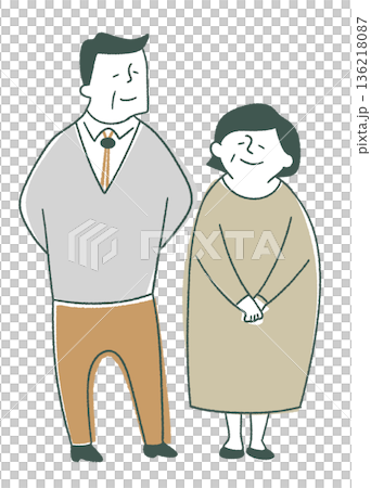 シニアカップル シニアカップル 136218087