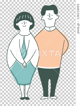 30多歲和40多歲的夫婦 30多歲和40多歲的夫婦 136218091