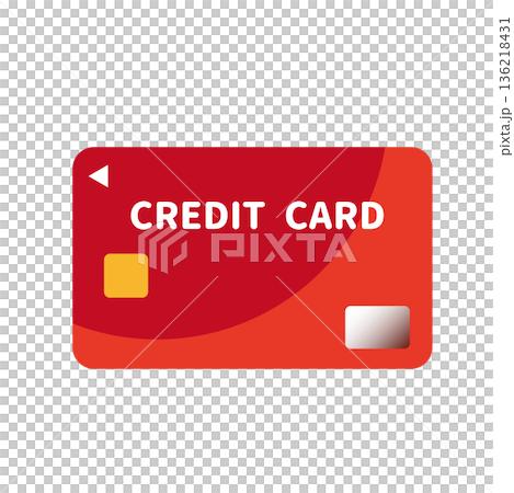 Color credit card icon illustration 136218431