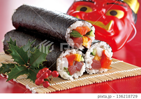 節分 恵方巻 節分 恵方巻 136218729