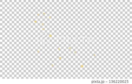 A simple illustration of Cetus (gold stars only, no connecting lines) A simple illustration of Cetus (gold stars only, no connecting lines) 136220025