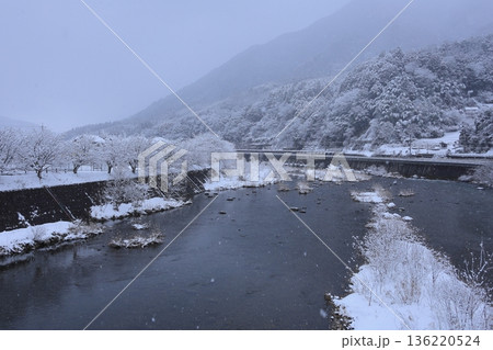 雪の根雨日野川 4 雪の根雨日野川 4 136220524