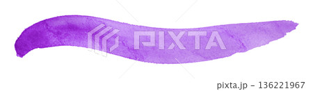 purple watercolor background. Artistic hand paint. Isolated on transparent background. 136221967