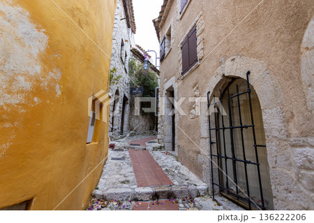 townscape of Eze town of southern France, French Riviera townscape of Eze town of southern France, French Riviera 136222206