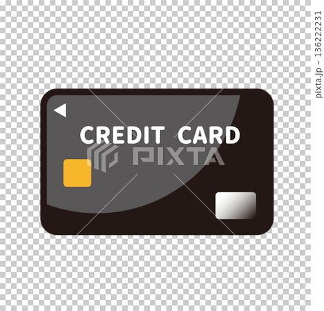 Color credit card icon illustration 136222231