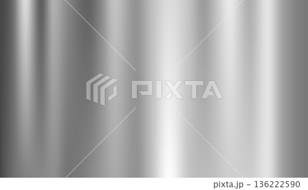Brushed silver metallic texture background with vertical gradients 136222590