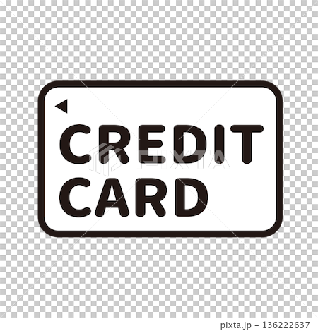 クレジットカードのアイコンイラスト12 136222637